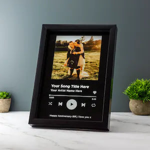 A4 Personalised Song Plaque with Stand/Frame