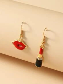 Lipstick earring