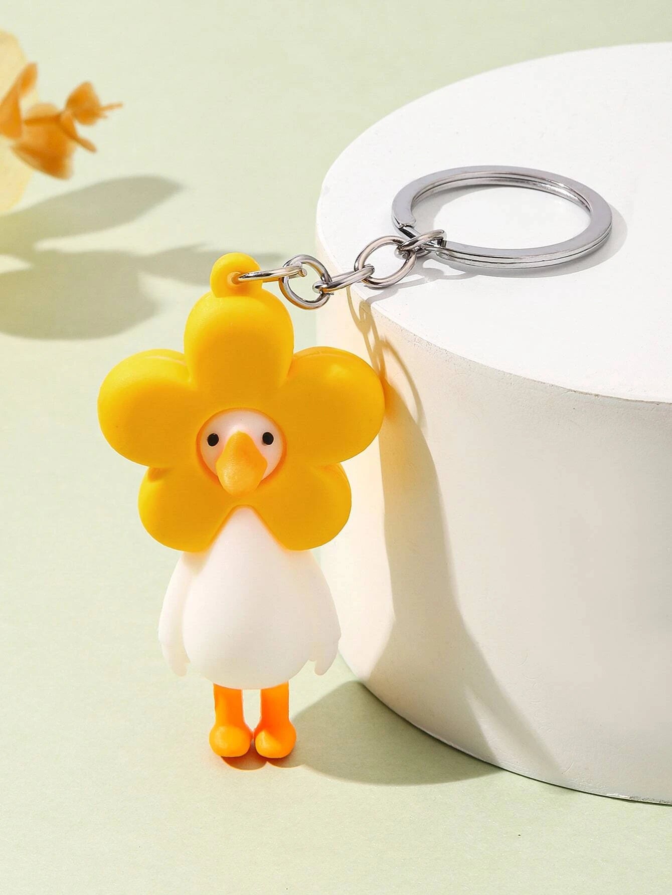 Flower Duck Keychain