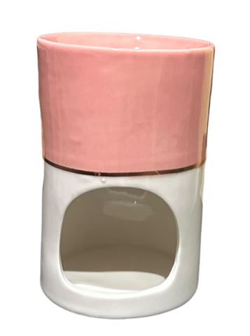 Pink and White Wax Burner