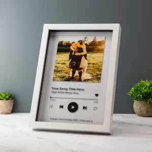 A4 Personalised Song Plaque with Stand/Frame